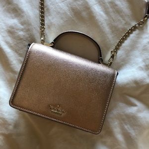 Rose gold Kate spade crossbody